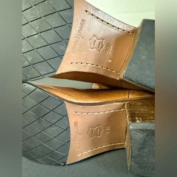 DONALD J PLINER Rustic Brown WILLI Leather Western Riding Boots 9 M - Picture 11 of 11